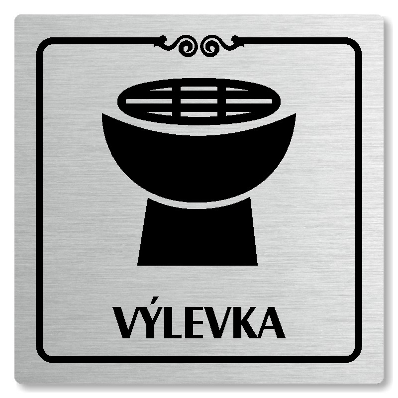 Výlevka, 80x80mm, stříbrná, Texas